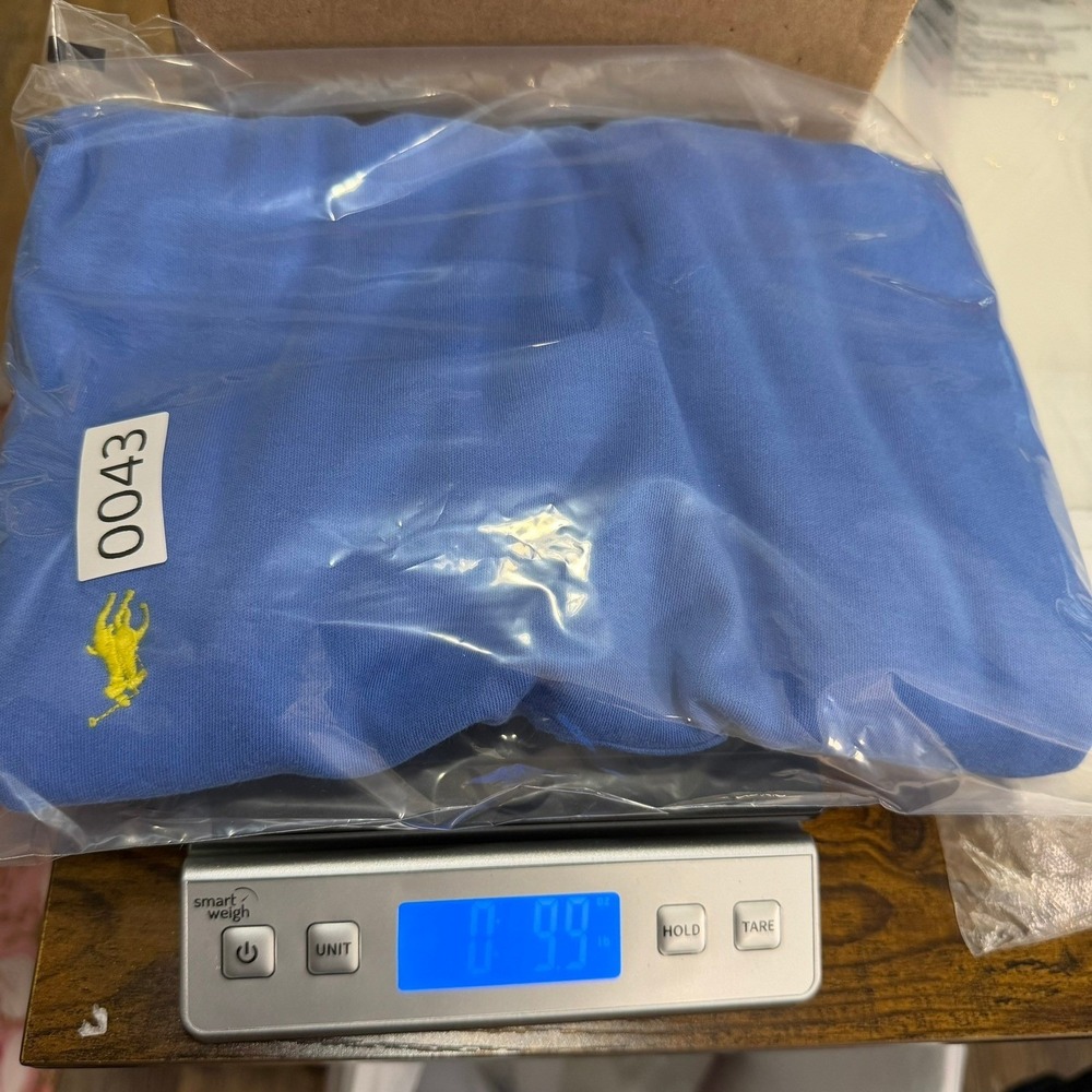Polo Ralph Lauren Mens XXL Custom Fit Blue Short Sleeve Yellow Pony Polo Shirt - Picture 9 of 9
